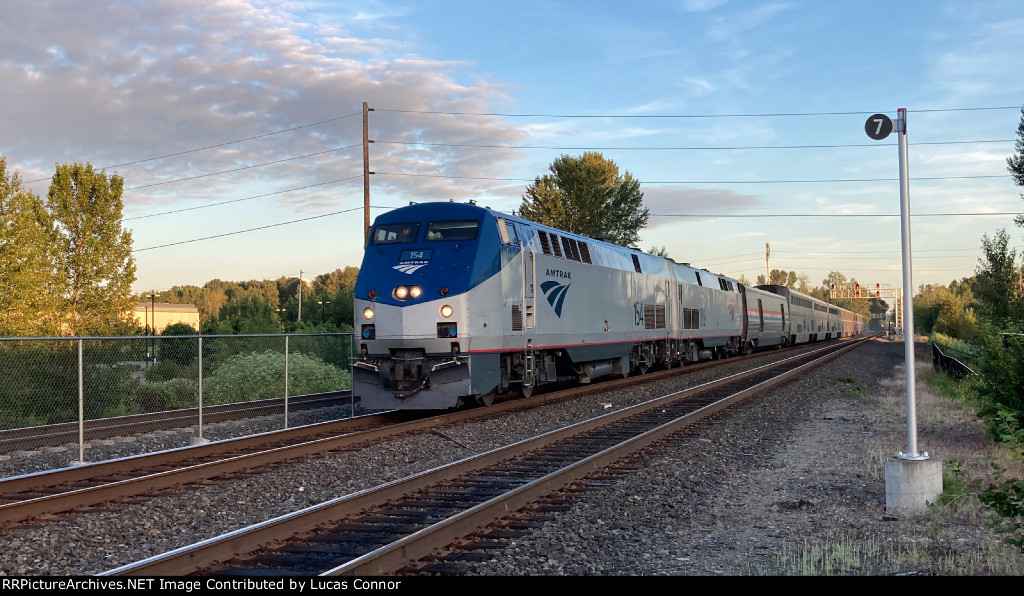 Northbound Starlight at Sunset